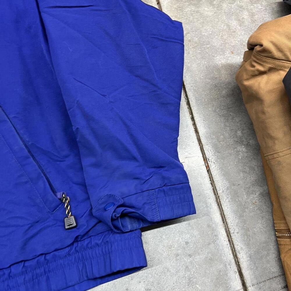 vintage carhartt royal blue fleece lined zip up bomber jacket size xxl - Picture 2 of 4